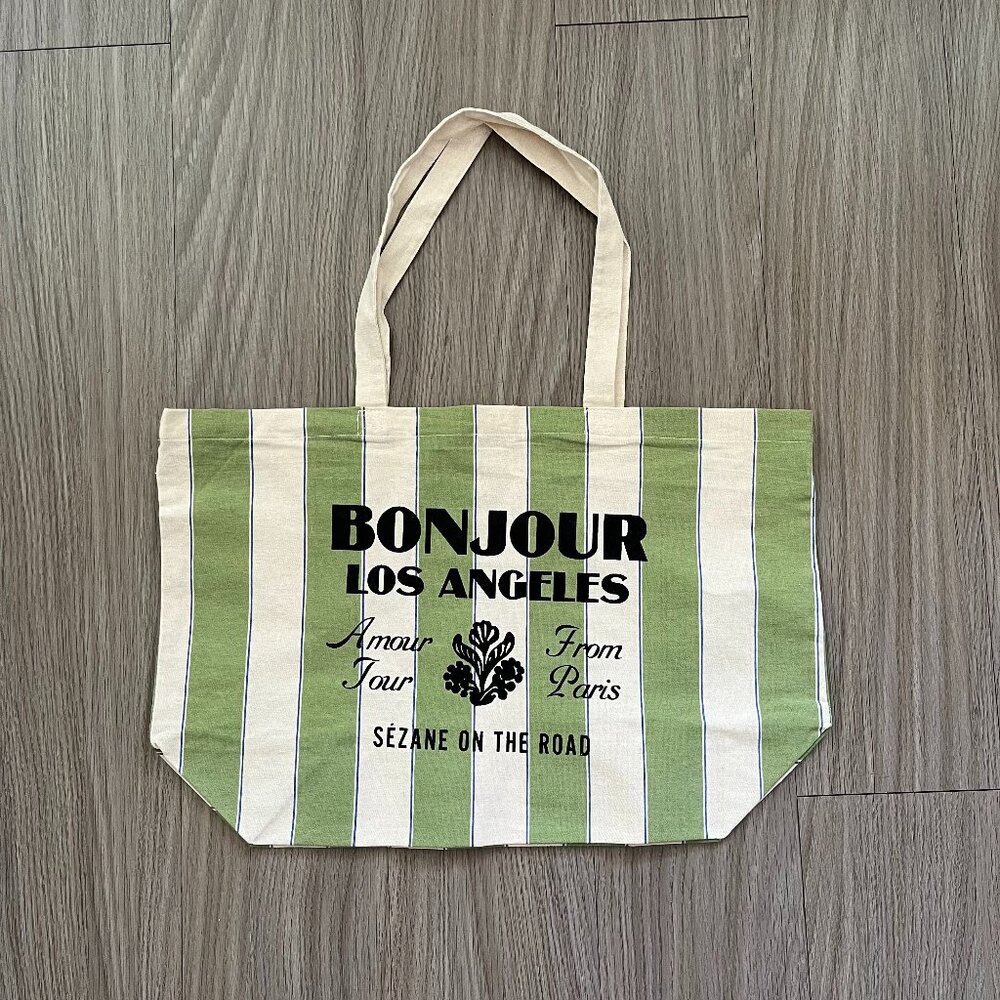 NWOT Sézane Bonjour Los Angeles Tote Bag